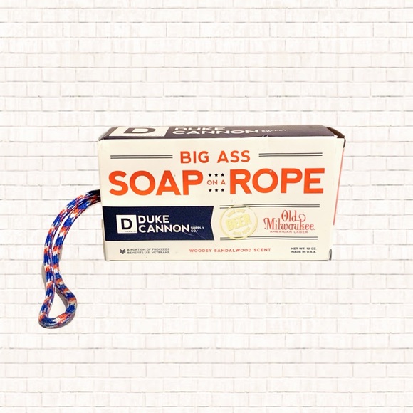 Duke Cannon Big Ass Soap on a Rope made with Old Milwaukee Beer NEW OBO - Picture 1 of 9